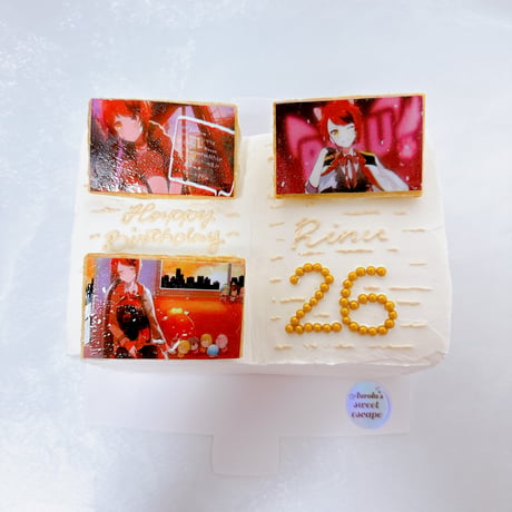 📚Book message cake 📖