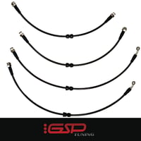 スズキ　ジムニー　ステンレスメッシュロングブレーキホースKIT　for JB64/74