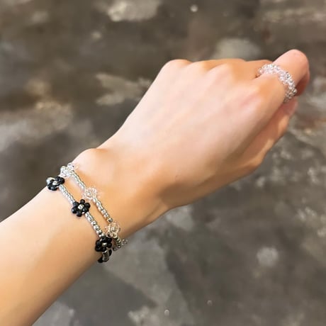 Flower bracelet『Clear』