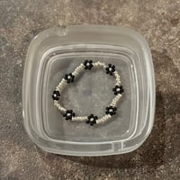 Flower bracelet『Matte black』
