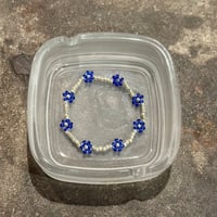 Flower bracelet『Blue』