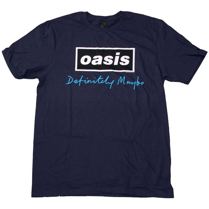 公式新品】 OASIS - DEFINITELY MAYBE TEXT LOGO オアシスT