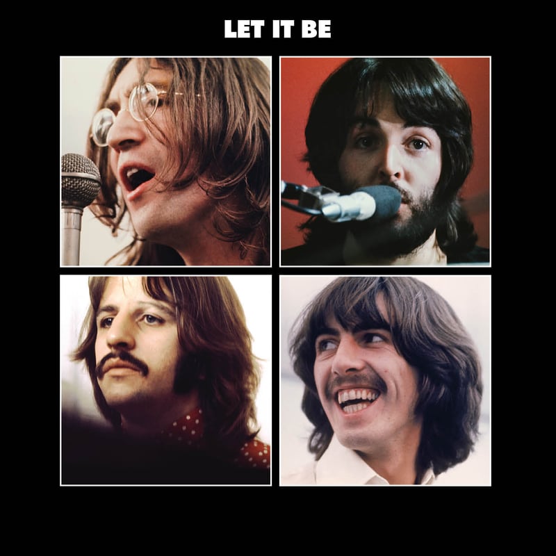 公式新品】 THE BEATLES - LET IT BE SEPIA ザビートルズTシャツ