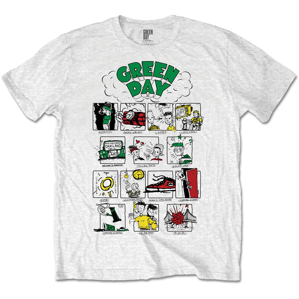 Green day レコード サイン dookie lookout シャツ Green day レコード サイン dookie lookout シャツ