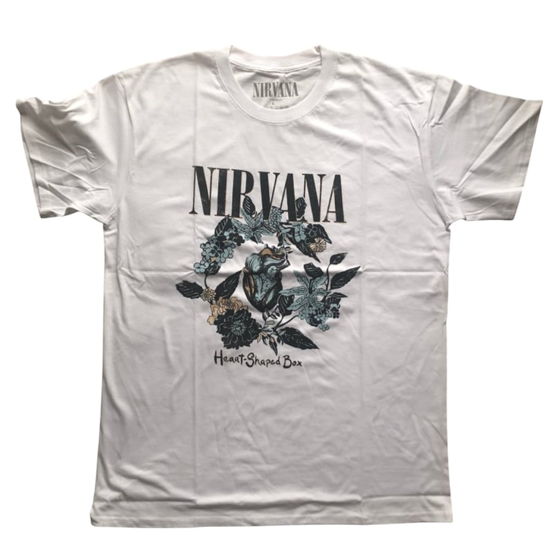公式新品】NIRVANA - HEART SHAPE BOX ニルヴァーナTシャツ | we 公式新品】NIRVANA - HEART SHAPE BOX ニルヴァーナTシャツ | we