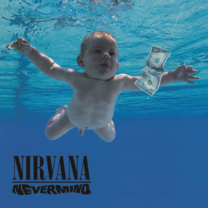 公式新品】 NIRVANA - NEVERMIND ALBUM COVER BLACK ニル