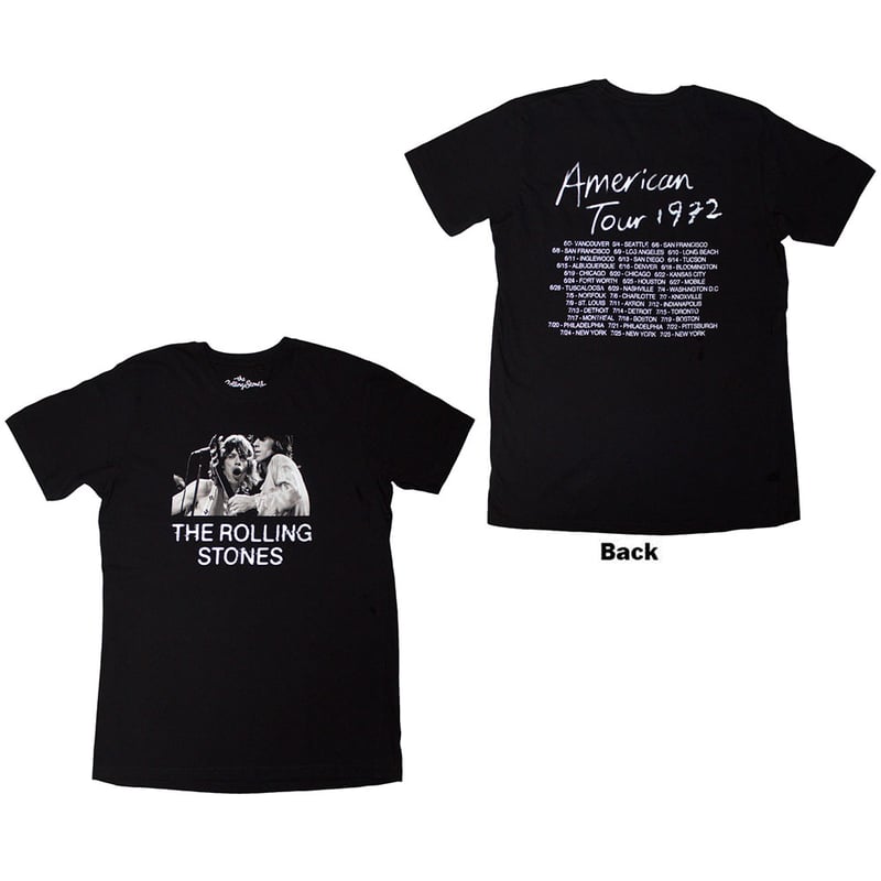 公式新品】 THE ROLLING STONES -TOUR '72 (Back Print