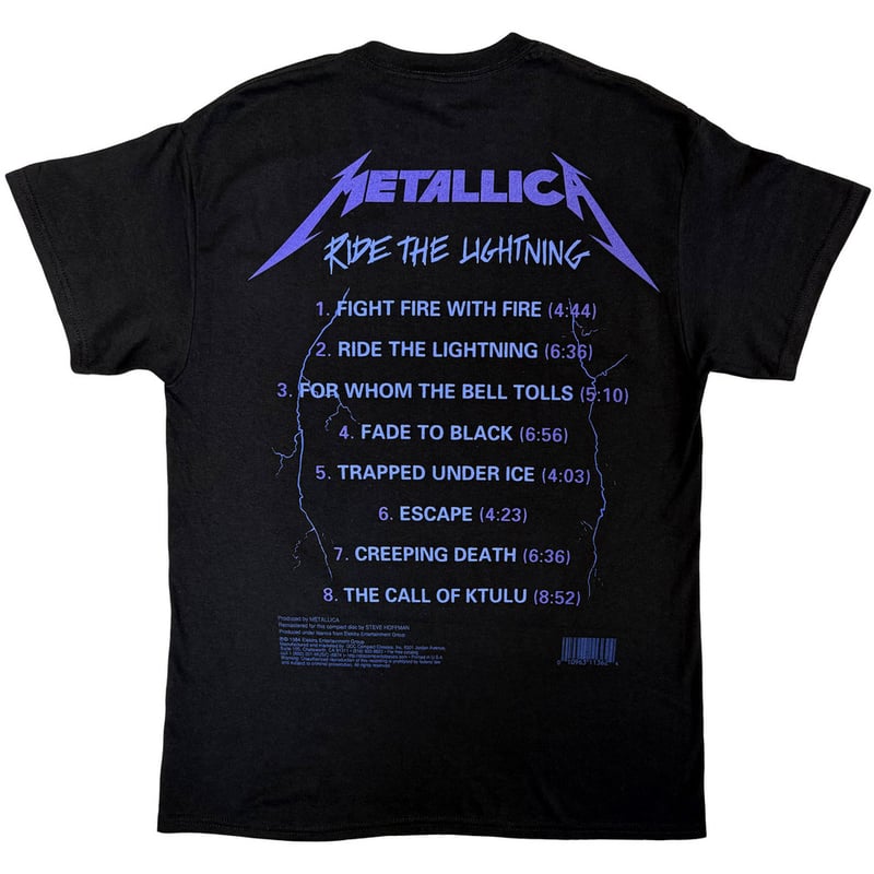 公式新品】 METALLICA - RIDE THE LIGHTNING TRACKS (B