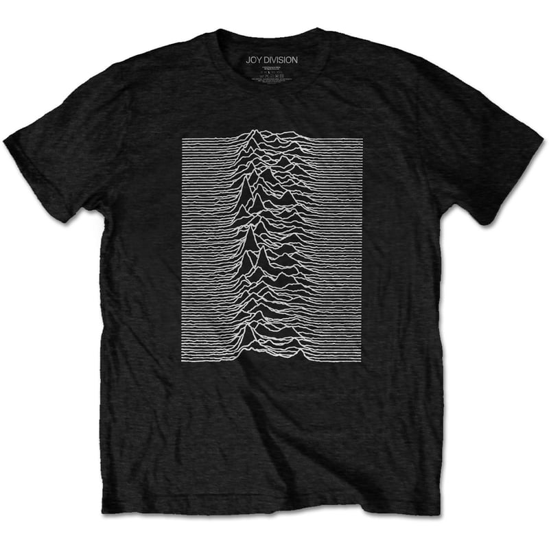 USA製 JOY DIVISION ジョイディヴィジョン Tシャツ 公式新品】 JOY DIVISION - UNKNOWN PLEASURES (BACK