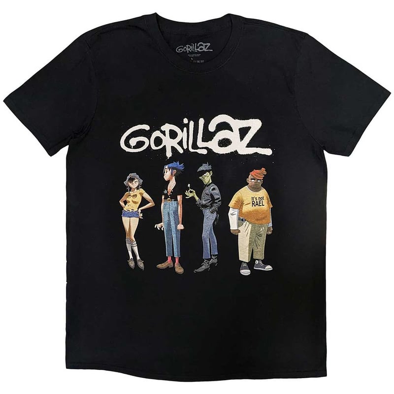 公式新品】GORILLAZ - SPRAY LOGO GROUP ゴリラズTシャツ | w