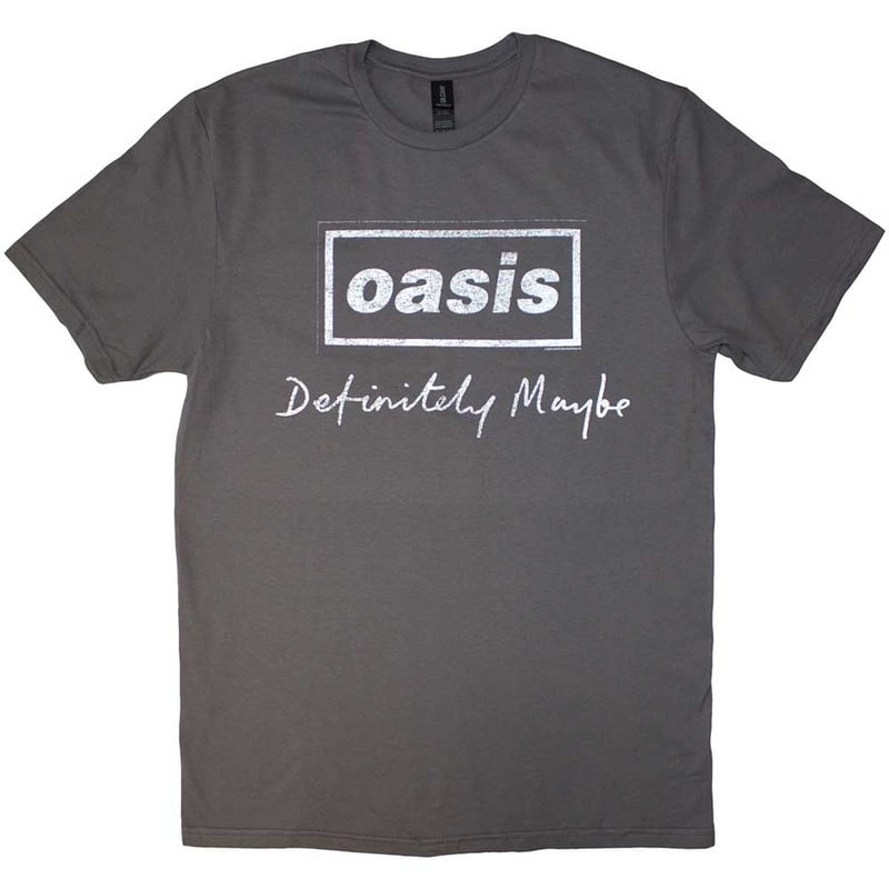 oasis ロゴ Tシャツ グレー 東京デザイン Lサイズ Oasis(オアシス)｜シンプル＆おしゃれなオフィシャルTシャツが発売