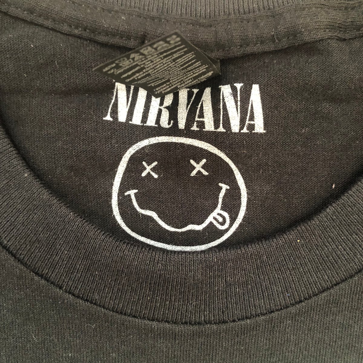 GILDAN　 ヴィンテージニルヴァーナーＴシャツ XL) ニルヴァーナ NEVERMIND Tシャツ (オフィシャル 未使用品