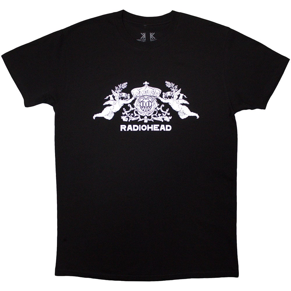 RADIOHEAD Backwards Tee Black レディオヘッド Radiohead: Backwards Shirt - Black — TurntableLab.com