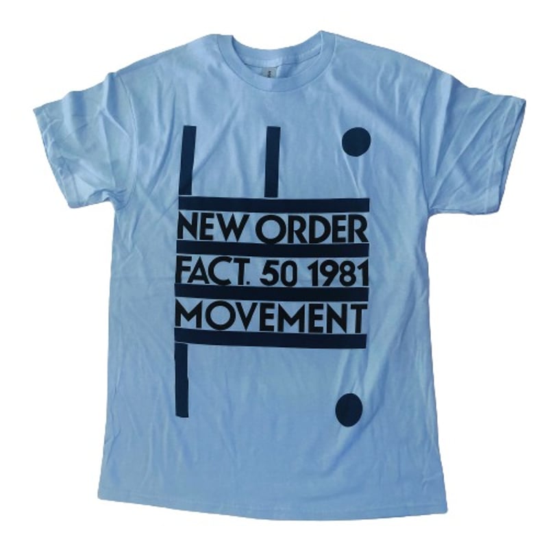 公式新品】 NEW ORDER - MOVEMENT LIGHTBLUE ニューオーダー T...