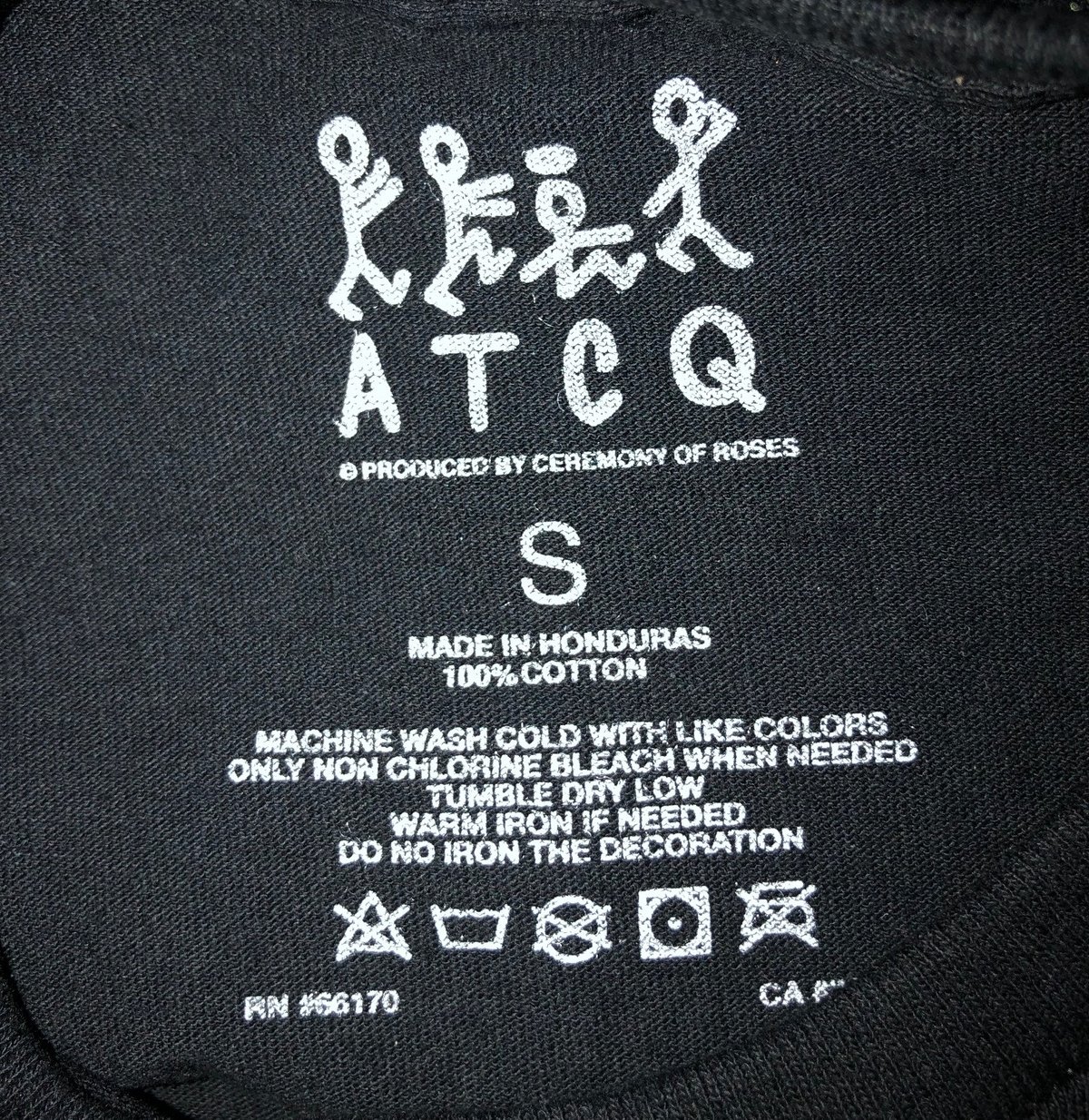 ビンテージ ATCQ raptee A Tribe Called Quest Rap Tシャツ Raptee 90' Vintage A Tribe