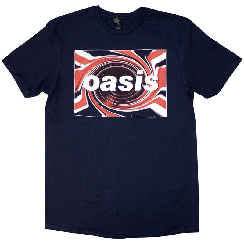 oasis オアシス ユニオンジャックロゴTシャツ 両面プリント ホワイト XL 公式新品】 OASIS - UNION JACK オアシスTシャツ | wear the s