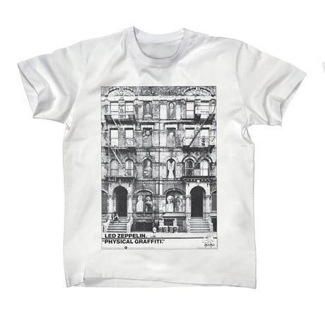 レッド・ツェッペリン Tシャツ② ホワイト LED ZEPPELIN LED ZEPPELIN レッドツェッペリン (公式 映画公開 記念