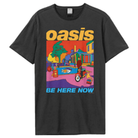 公式新品】 OASIS - BE HERE NOW LINE DRAWING オアシスTシャ