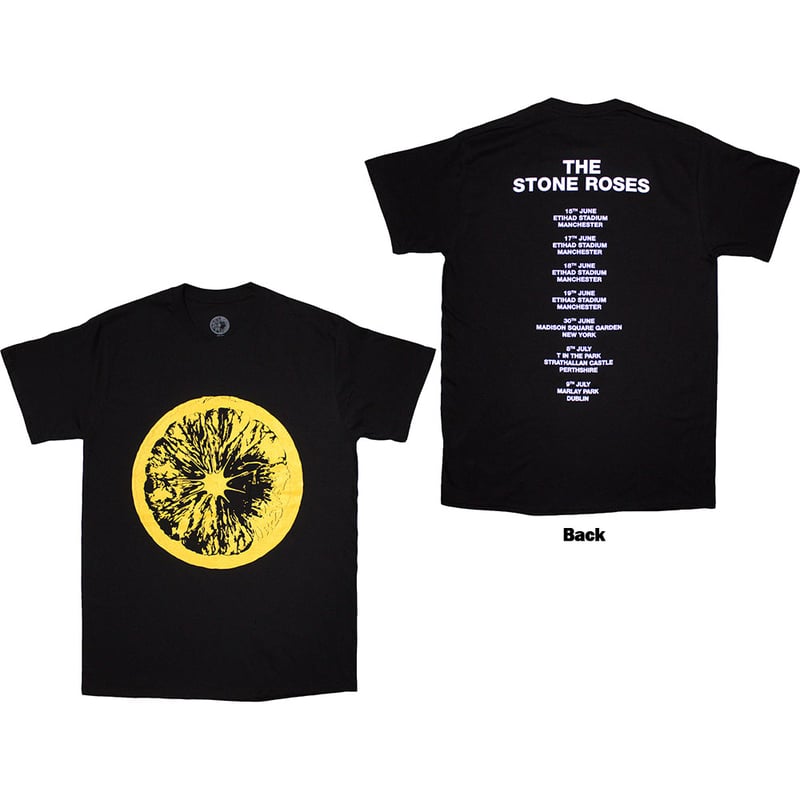 公式新品】 THE STONE ROSES - TOUR 2016 BLACK (Back