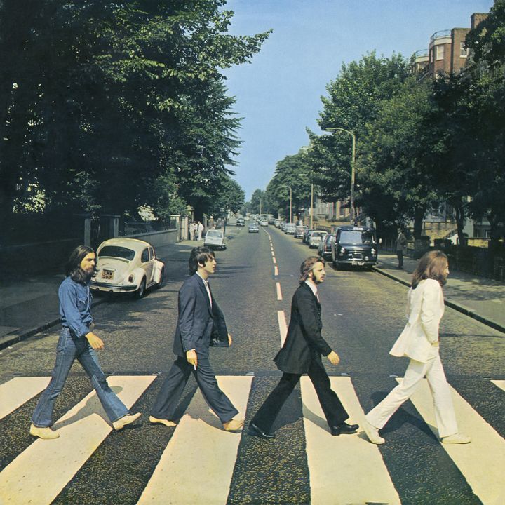 公式新品】 THE BEATLES - ABBEY ROAD & LOGO ザビートルズTシ