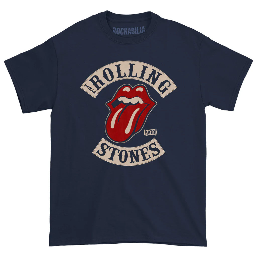 公式新品】 THE ROLLING STONES - TOUR 78 ON NAVY ザロー