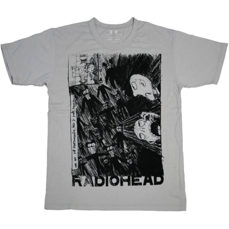 2001年レディオヘッドradioheadオフィシャルTシャツLサイズ レディオヘッド Radiohead ロック Tシャツ 半袖 バンドTシャツ バンド
