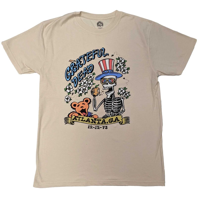 Greatful Dead Tシャツ　レア 公式新品】 GRATEFUL DEAD - ATLANTA FLOWERS グレイトフルデッ
