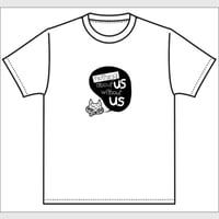 サッフォーオリジナルTシャツ（ホワイト／ビビッドピンク）