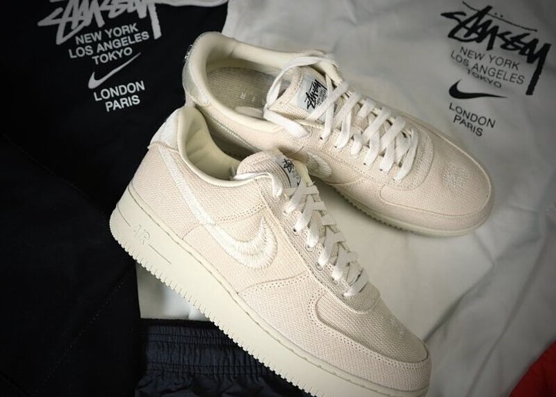 STUSSY x NIKE AIR FORCE 1 FOSSILSTONE