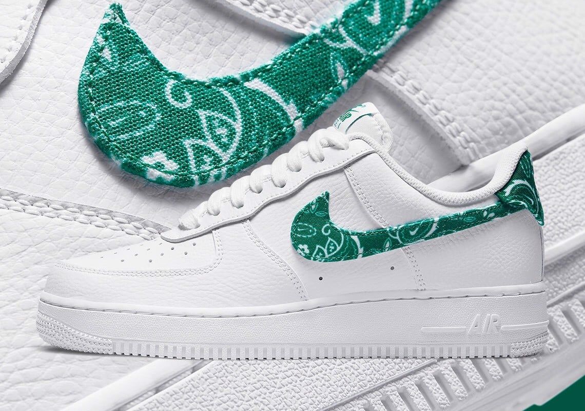 Nike WMNS Air Force 1 Low Essential Green Paisley ナイキ ウィメンズ エアフォース1 ロー  エッセンシャル グリーン ペイズリー DH4406-102
