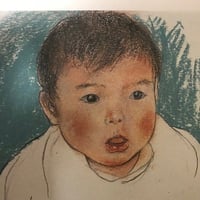 【注文絵画】肖像画(額縁入りパステルと透明水彩)《制作者：竹中恭子(水彩画家)》