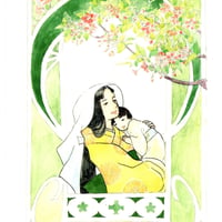 【絵葉書】3月『桜の聖母』