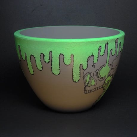 skull melt pot