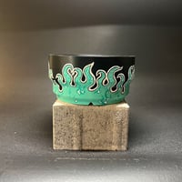 Turquoise fire pot