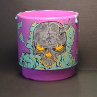 skull-Explosion-pot　pink.ver