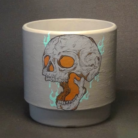 skull pot