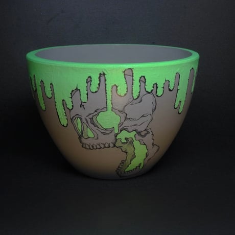 skull melt pot