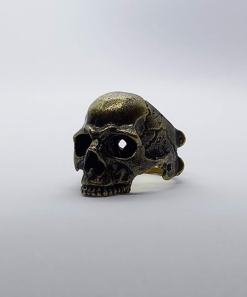 受注生産商品】骸リング；真鍮 | 三船屋