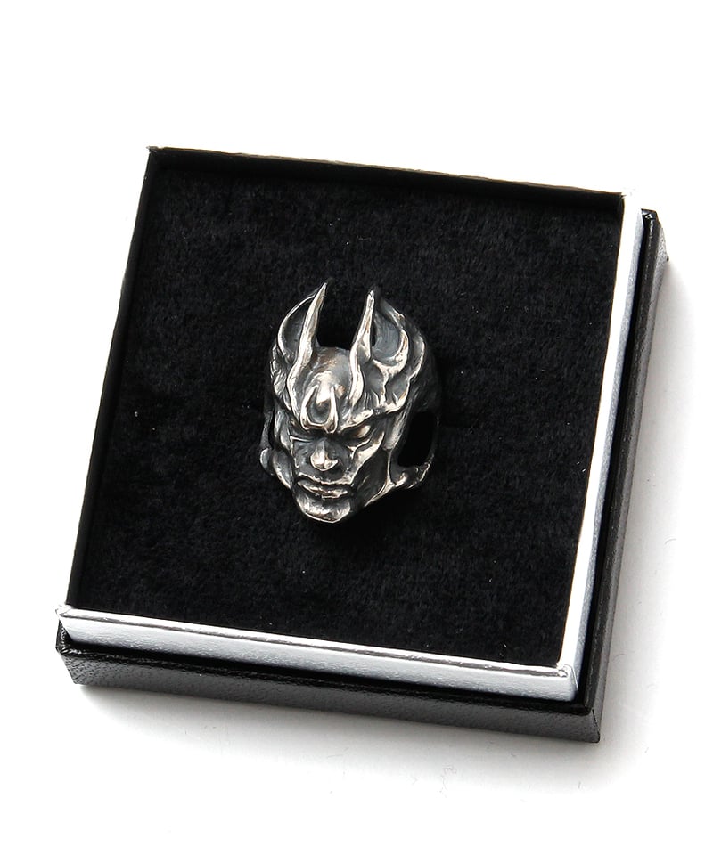 デビルマン　リング　アートストーム　シルバー　925 アートストーム デビルマン シルバーリング スカルリングの通販