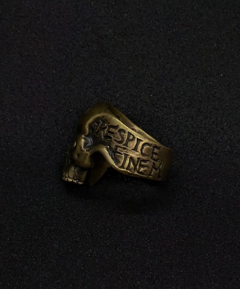 OZ✴︎ スカルリング　髑髏リング　WW2 ミリタリー　ドイツ 1941's～☆ドイツ国防軍陸軍 ☆Skull Ring☆ミリタリーNo.025