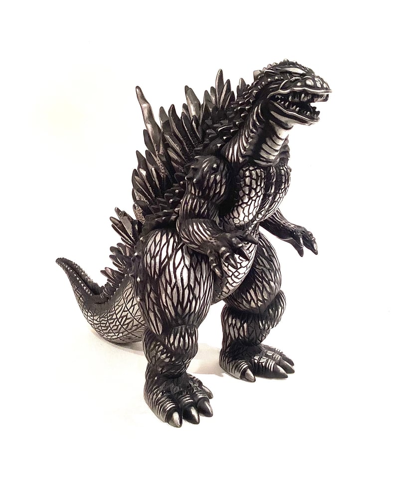 ゴジラ(1999) 銀黒Ver paintd by TAKASHIYOSHIZAKA | 三船屋