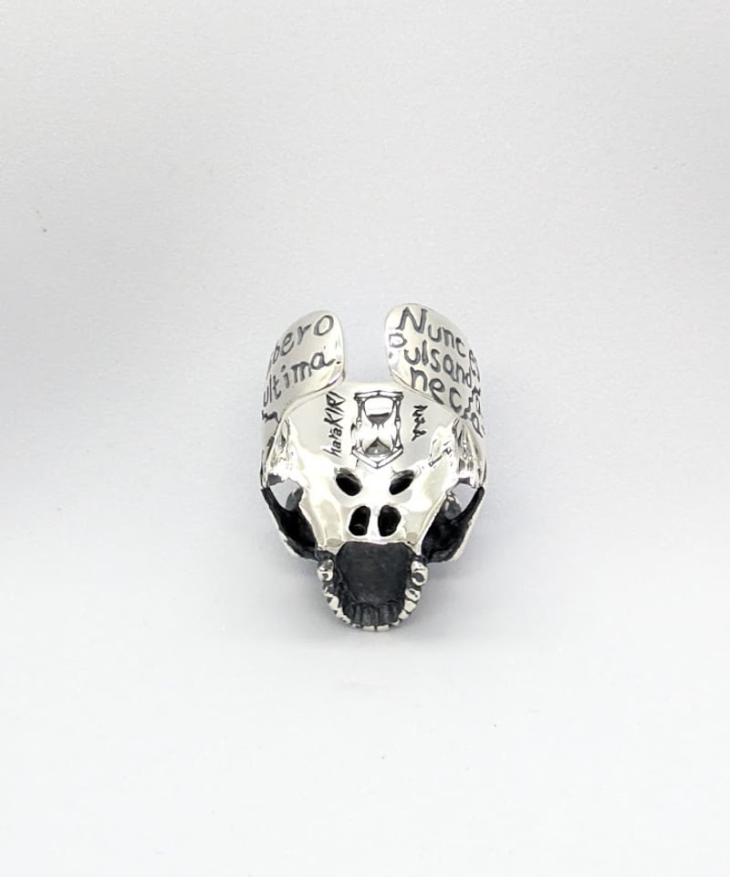 8/4~9/30期間限定受注販売】メメントモリ・スカルリング；SV | 三船屋