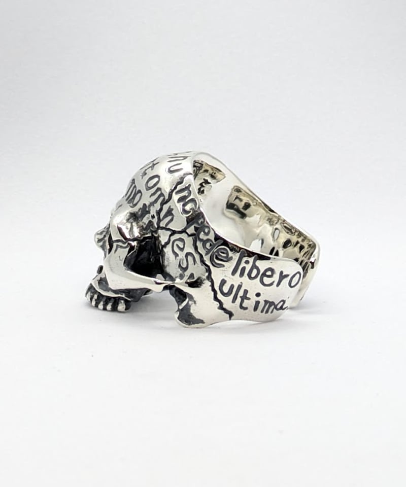 8/4~9/30期間限定受注販売】メメントモリ・スカルリング；SV | 三船屋