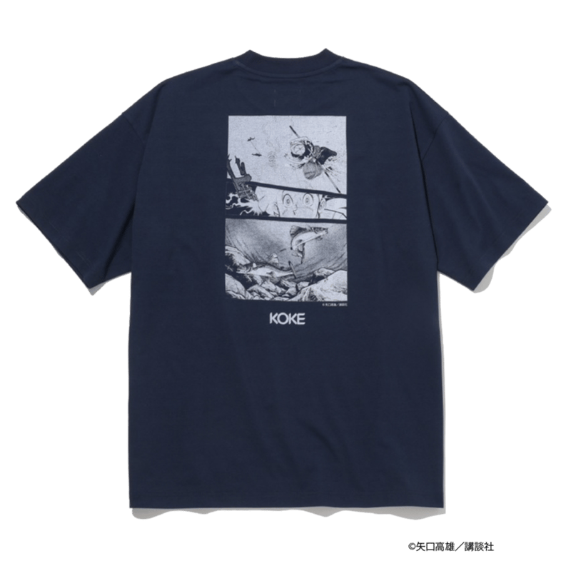 KOKE×釣りキチ三平】 ユリッペの夏 SS Tee NAV | KOKE