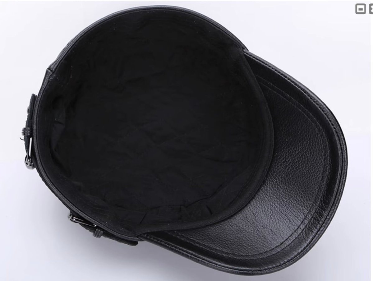 USA米国製Lamba Worker本革製レザー素材ワークキャップ黒S/M新品 USA米国製Lamba Worker本革製レザー素材ワークキャップ黒S/M新品