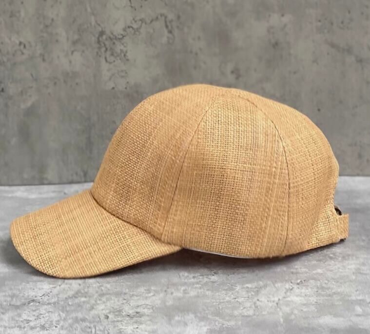 新品セレブレザー CELEBLEATHER 麦わら帽子 キャップ 野球帽