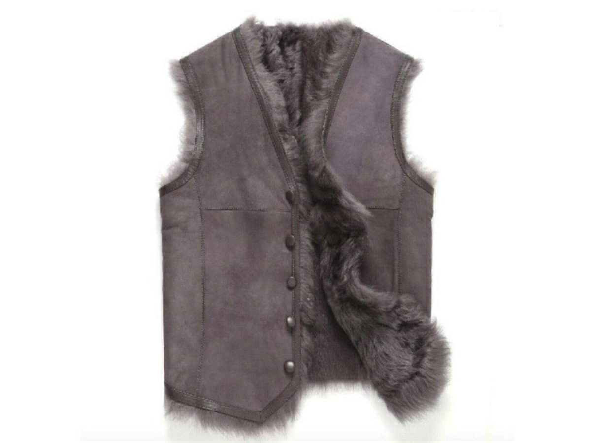 美品❗️羊革ラムファー　ジレベスト fit=scale-down,w=1200