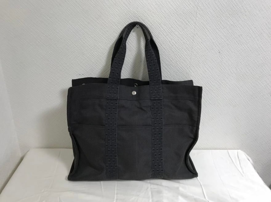 中古品】美品 エルメス HERMES エールラインGM ナイロンキャンバス