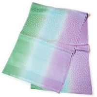 《栄彩苑》正絹帯揚げ 空色暈し