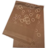 《栄彩苑》正絹帯揚げ モダン輪つなぎ